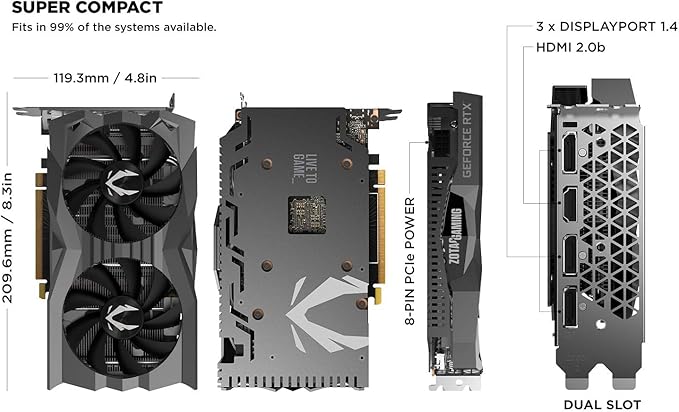 ZOTAC Graphics Card RTX 2060 6GB Used without Box ZOTAC Graphics Card RTX 2060 6GB Used without Box